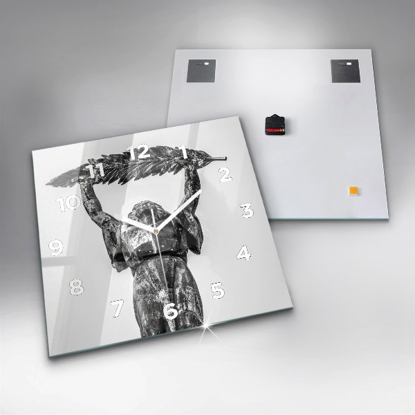 Square wall clock Statue of Liberty in Budapest