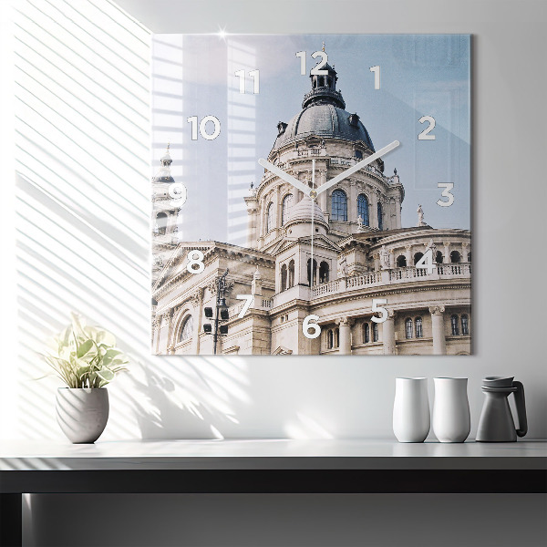 Square wall clock St. Stephen's Basilica
