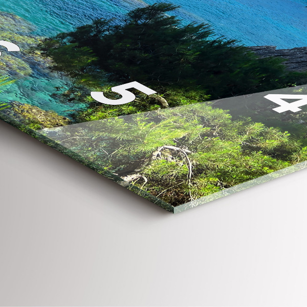 Square wall clock Costa Brava