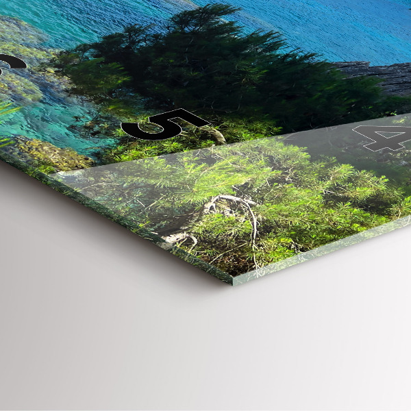 Square wall clock Costa Brava