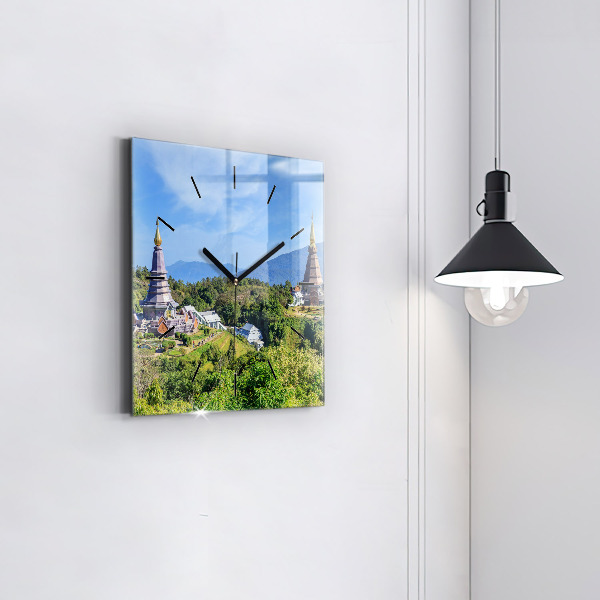 Square wall clock Chiang Mai National Park