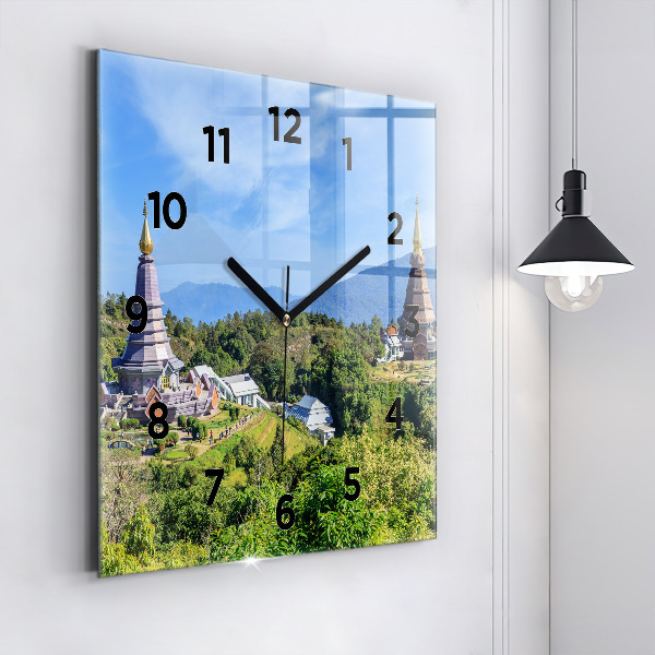 Square wall clock Chiang Mai National Park