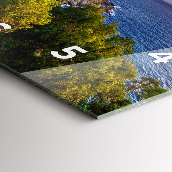 Square wall clock Phuket in Thailand