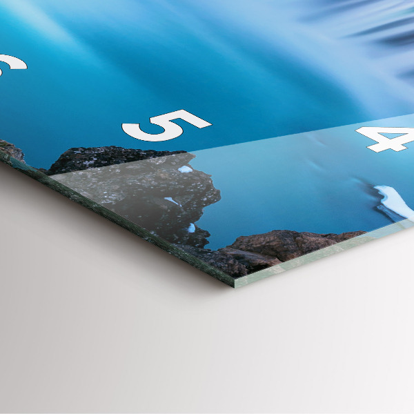 Square wall clock Godafoss Waterfall Iceland