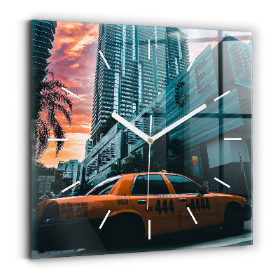 Square wall clock Miami, Florida