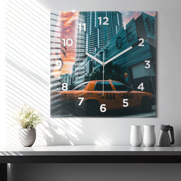 Square wall clock Miami, Florida