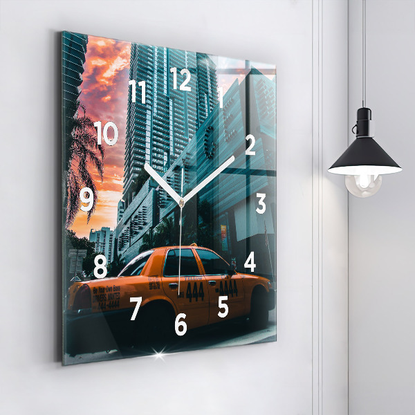 Square wall clock Miami, Florida