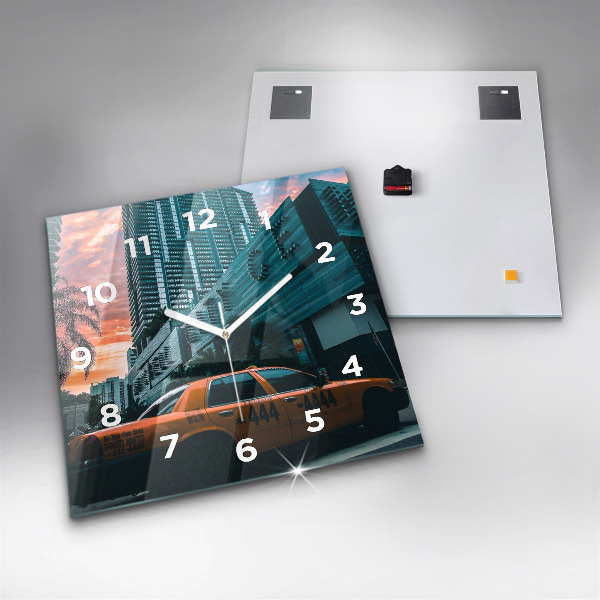 Square wall clock Miami, Florida