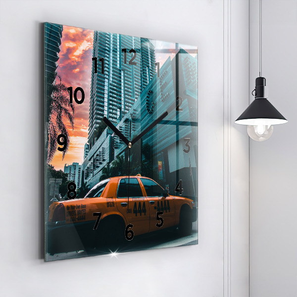 Square wall clock Miami, Florida