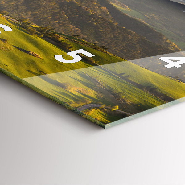 Square wall clock Pieniny – Wysoki Wierch