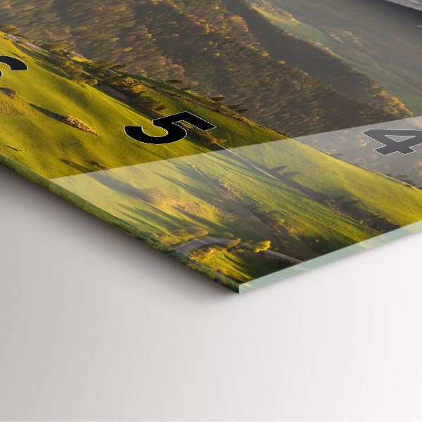 Square wall clock Pieniny – Wysoki Wierch