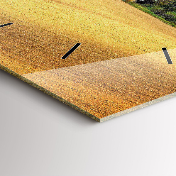 Square wall clock Moravia Rural Landscape