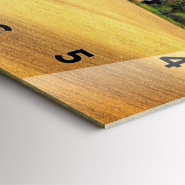 Square wall clock Moravia Rural Landscape