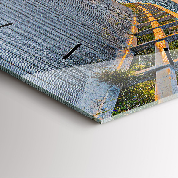 Square wall clock Beach Holidays