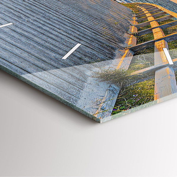 Square wall clock Beach Holidays