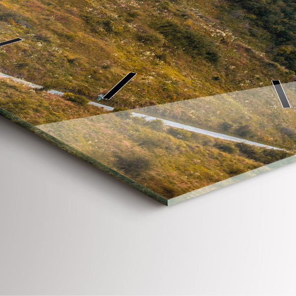 Square wall clock Spiš Castle in Slovakia