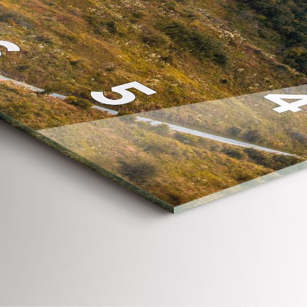 Square wall clock Spiš Castle in Slovakia