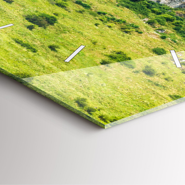 Square wall clock Spiš Castle in Slovakia