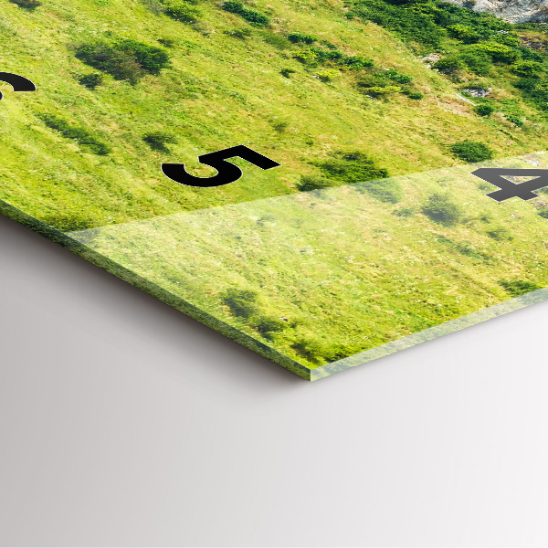 Square wall clock Spiš Castle in Slovakia