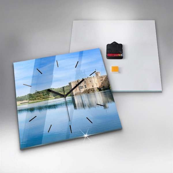 Square wall clock Leeds Castle