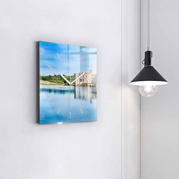 Square wall clock Leeds Castle