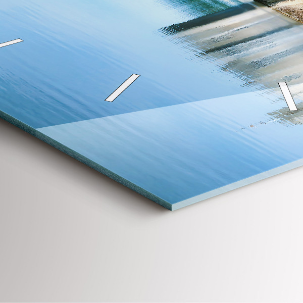 Square wall clock Leeds Castle