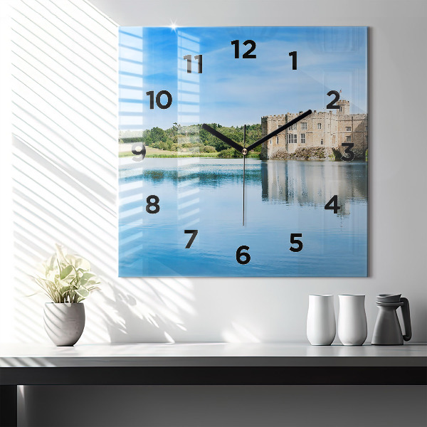 Square wall clock Leeds Castle