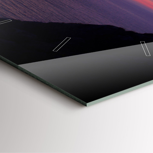 Square wall clock Stone head