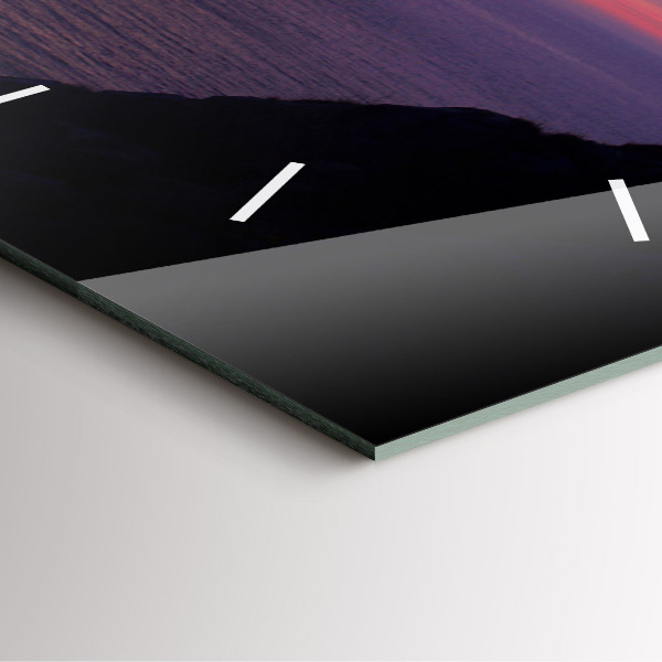 Square wall clock Stone head