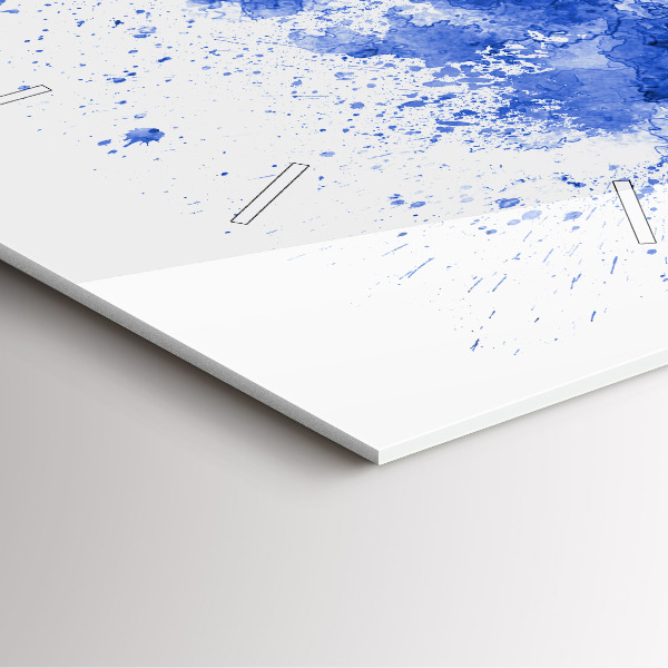 Square wall clock San Antonio Watercolors