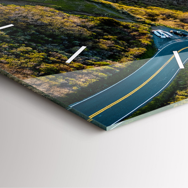 Square wall clock The Road to San Francisco