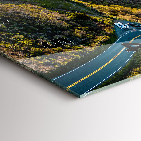 Square wall clock The Road to San Francisco