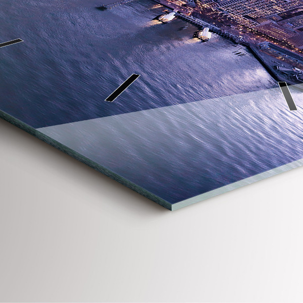 Square wall clock View of San Francisco