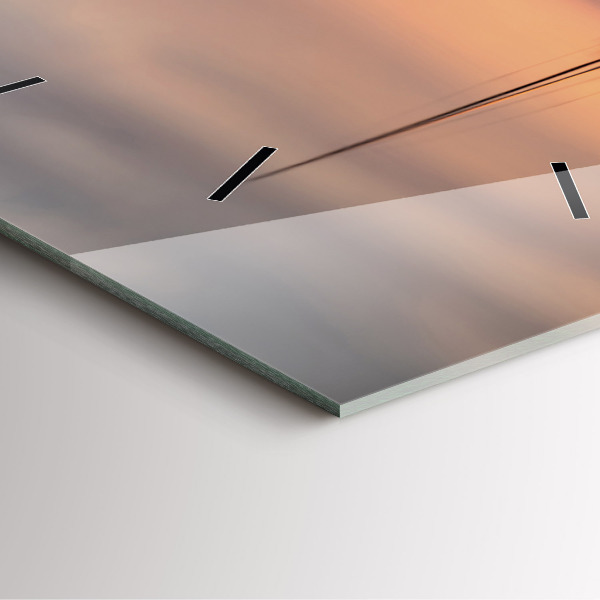 Square wall clock Lake Balaton USA