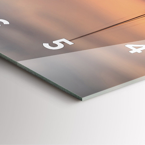 Square wall clock Lake Balaton USA