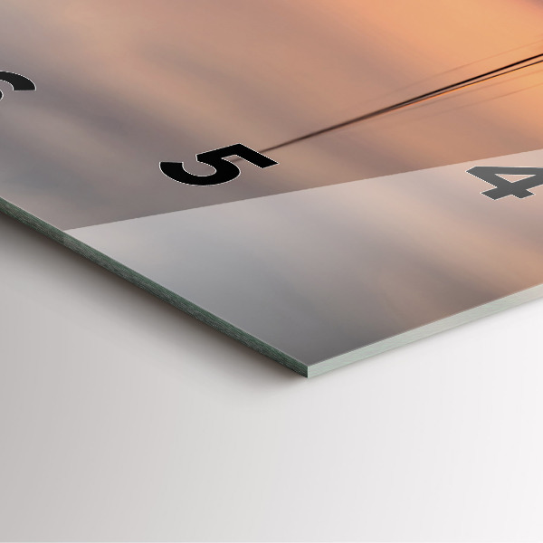 Square wall clock Lake Balaton USA