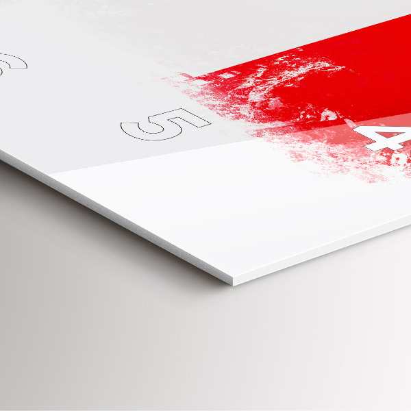 Square wall clock Flag of France