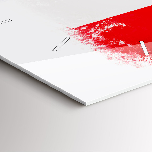 Square wall clock Flag of France