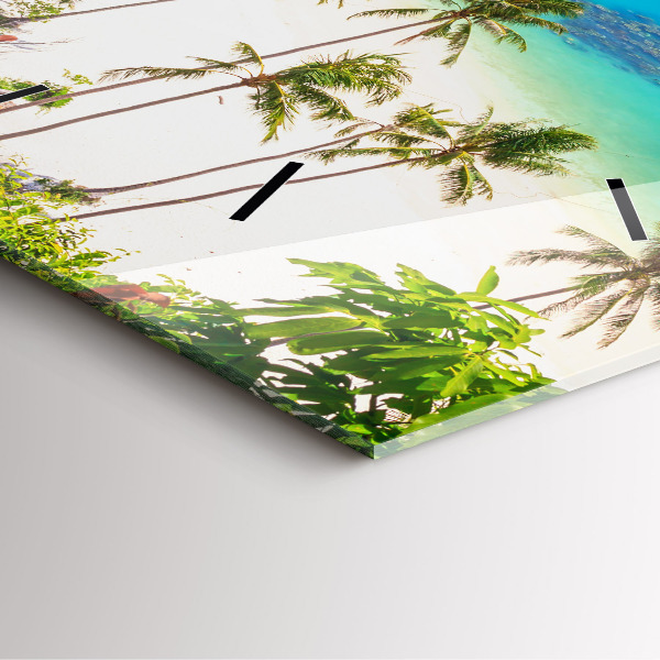 Square wall clock National Park Thailand