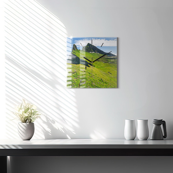 Square wall clock Hornstrandir Reserve Iceland