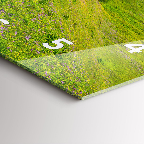 Square wall clock Hornstrandir Reserve Iceland