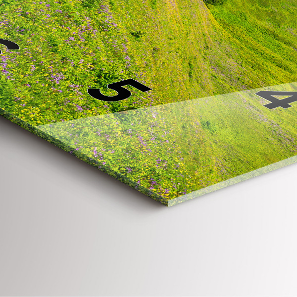 Square wall clock Hornstrandir Reserve Iceland