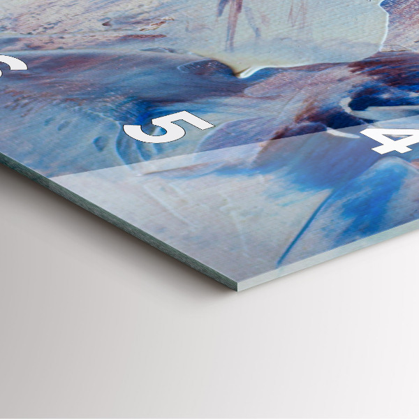 Square wall clock Abstract paint texture