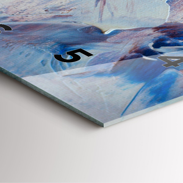 Square wall clock Abstract paint texture