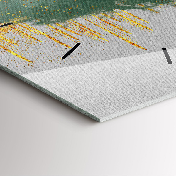 Square wall clock Decorative pattern