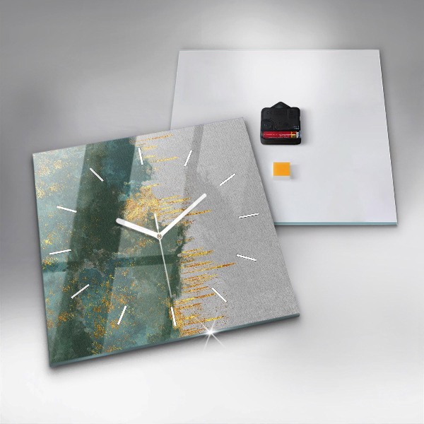 Square wall clock Decorative pattern