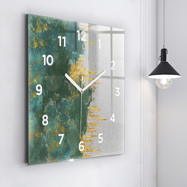 Square wall clock Decorative pattern