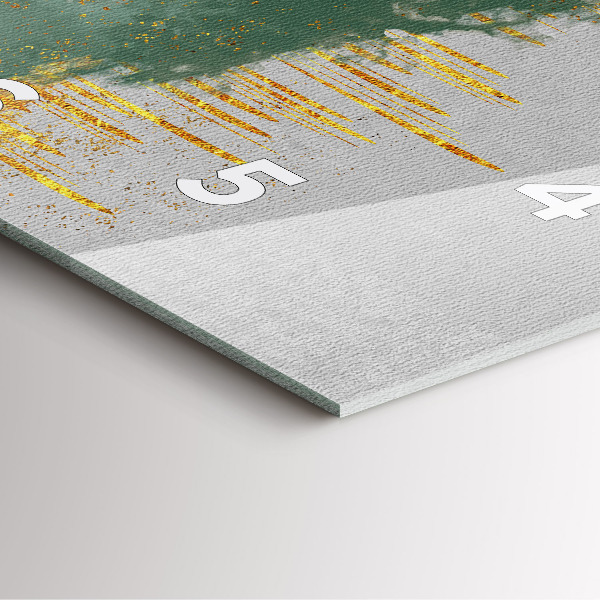 Square wall clock Decorative pattern