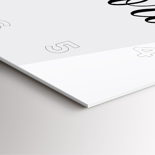 Square wall clock The inscription Memories