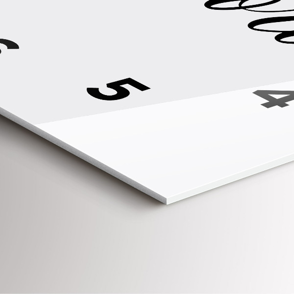 Square wall clock The inscription Memories